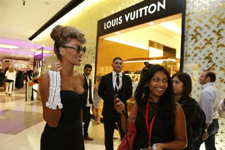 Maya Diab in Dubai Fashion Week 